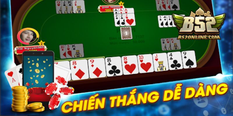 Ưu điểm khi chơi Poker tại B52